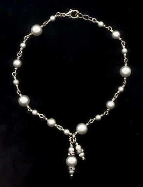 Cream Pearl Anklet