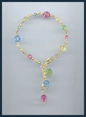 Pastel Swarovski Crystal Bracelet