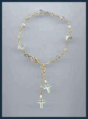Swarovski Aurora Cross  Bracelet