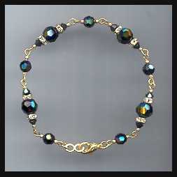 Black Aurora Swarovski Bracelet