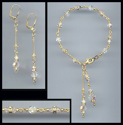 Aurora Crystal Bracelet Set