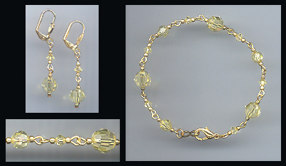 Jonquil Yellow Bracelet Set