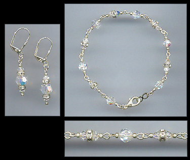 Aurora Crystal Bracelet Set