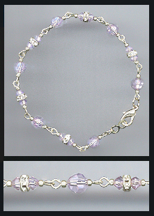 Violet Swarovski Bracelet