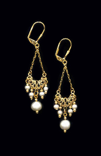 Vintage Pearl Earrings