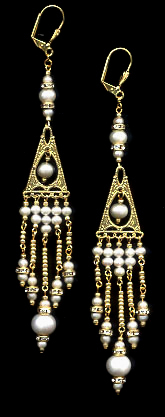 Pearl Chandelier Earrings