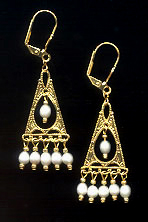 Real Pearl Earrings