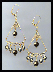 Dorado Gold Crystal Earrings