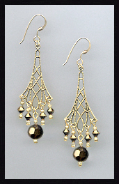Vintage Antique Gold Earrings