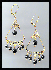 Hematite Crystal Earrings