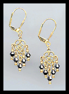 Hematite Dangle Earrings
