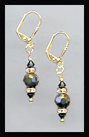 Black Aurora Drop Earrings