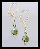 Olivine Aurora Drop Earrings