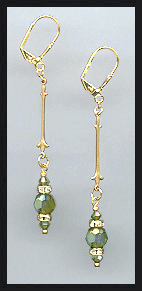 Olivine Aurora Drop Earrings