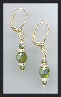 Olivine Aurora Drop Earrings