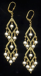 Swarovski Cream Pearl Earrings