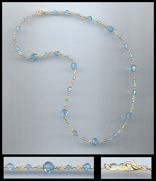 Swarovski Aquamarine Necklace