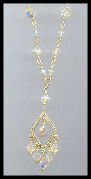 Aurora Borealis Crystal Necklace
