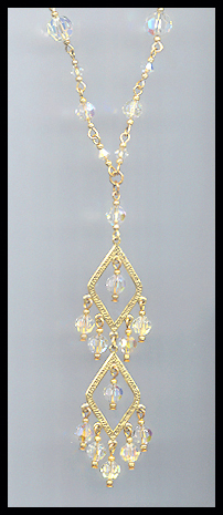 Swarovski Aurora Borealis Crystal Pendant