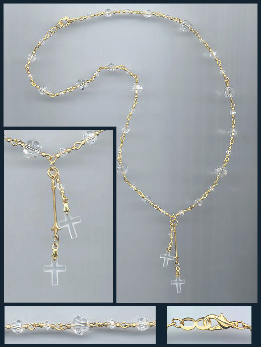Swarovski Crystal Cross Necklace