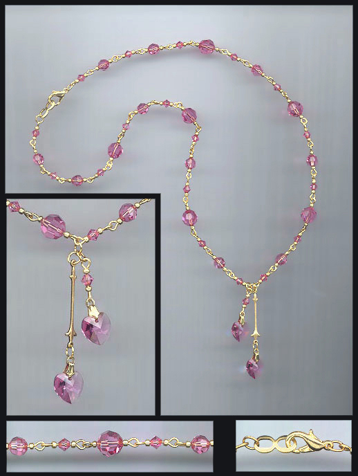 Pink Heart Necklace