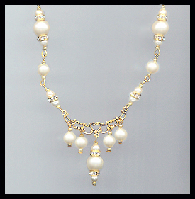 Swarovski Cream Pearl Necklace