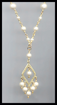 Cream Faux Pearl Necklace