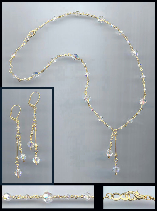 AB Crystal Necklace Set