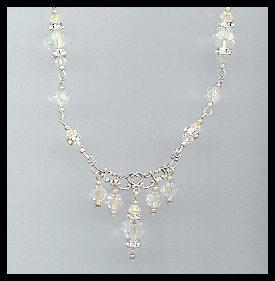 Swarovski Aurora Borealis Crystal Necklace