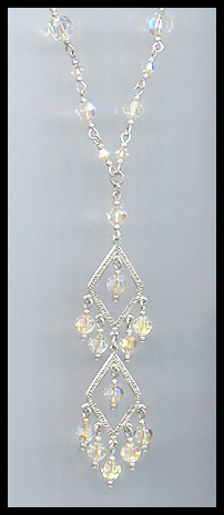 Swarovski Aurora Borealis Crystal Pendant