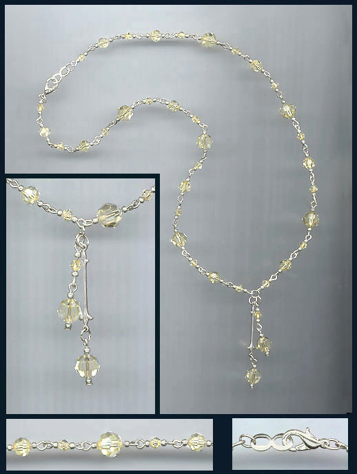 Swarovski Jonquil Yellow Crystal Necklace