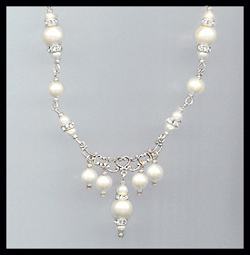 Swarovski Cream Pearl Necklace