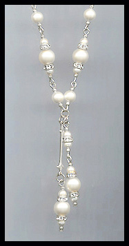 Swarovski Pearl Tassel Necklace