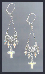Vintage Peridot Heart Earrings