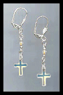 Peridot Heart Drop Earrings