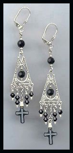 Peridot Swarovski Heart Earrings