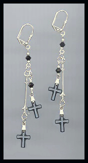 Peridot Double Heart Earrings