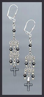Peridot Vintage Heart Earrings