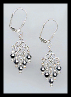 Hematite Dangle Earrings