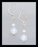 Opal White Drop Earrings