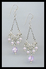 Vintage Violet Earrings