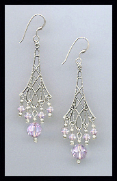 Violet Vintage Earrings
