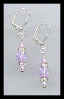Simple Violet Earrings