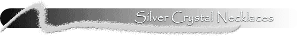 Silver Crystal Necklaces