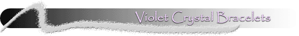 Swarovski Violet Crystal Bracelets
