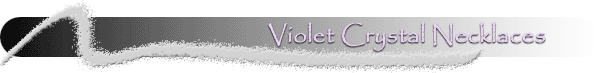 Violet Crystal Necklaces
