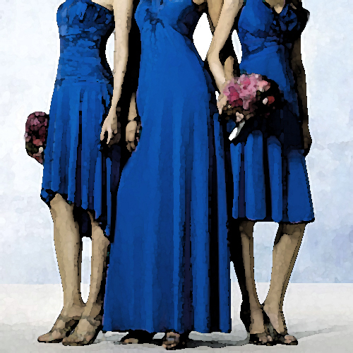 Blue Bridesmaid Jewelry