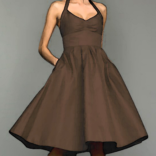 coffee brown bridesmaid jewelry