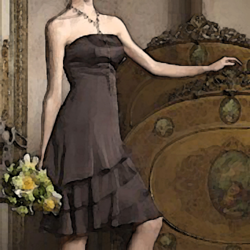 chocolate brown bridesmaid jewelry