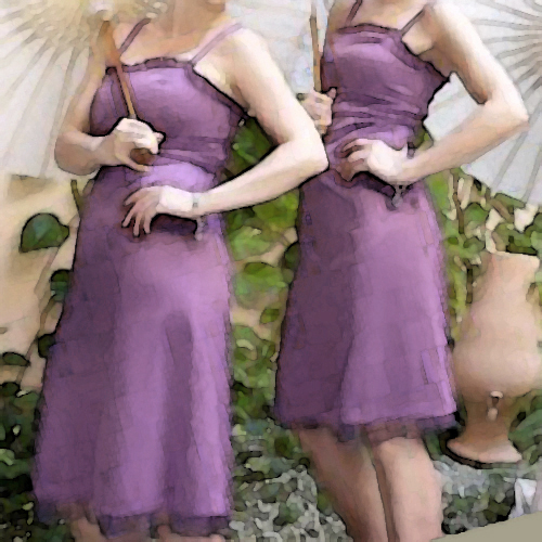 purple bridesmaid jewelry